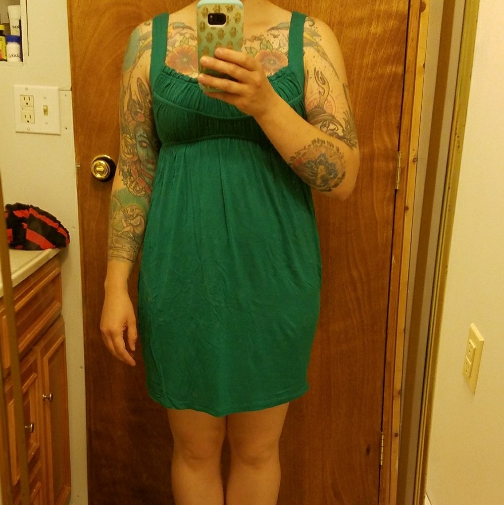 Green jewel tone  dress