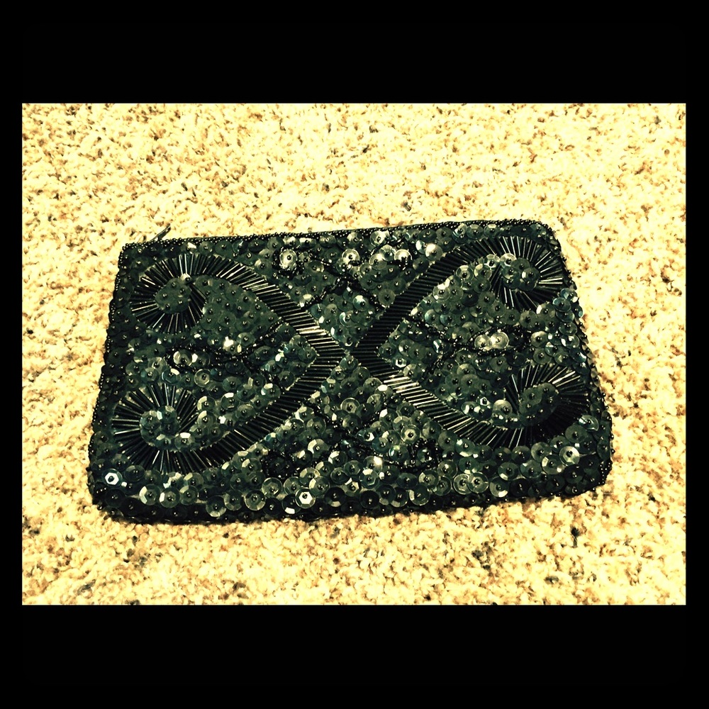 Vintage floppy clutch