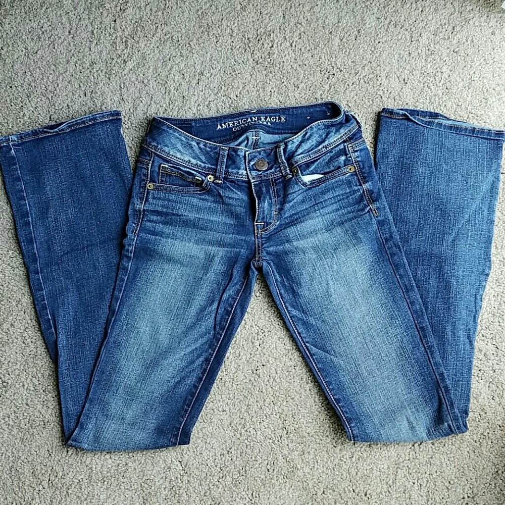 AEO Dark Kick Boot Jeans Long