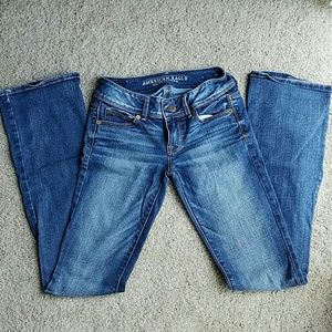 AEO Dark Kick Boot Jeans Long