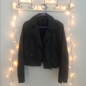 Forever 21 Black Pleather Jacket
