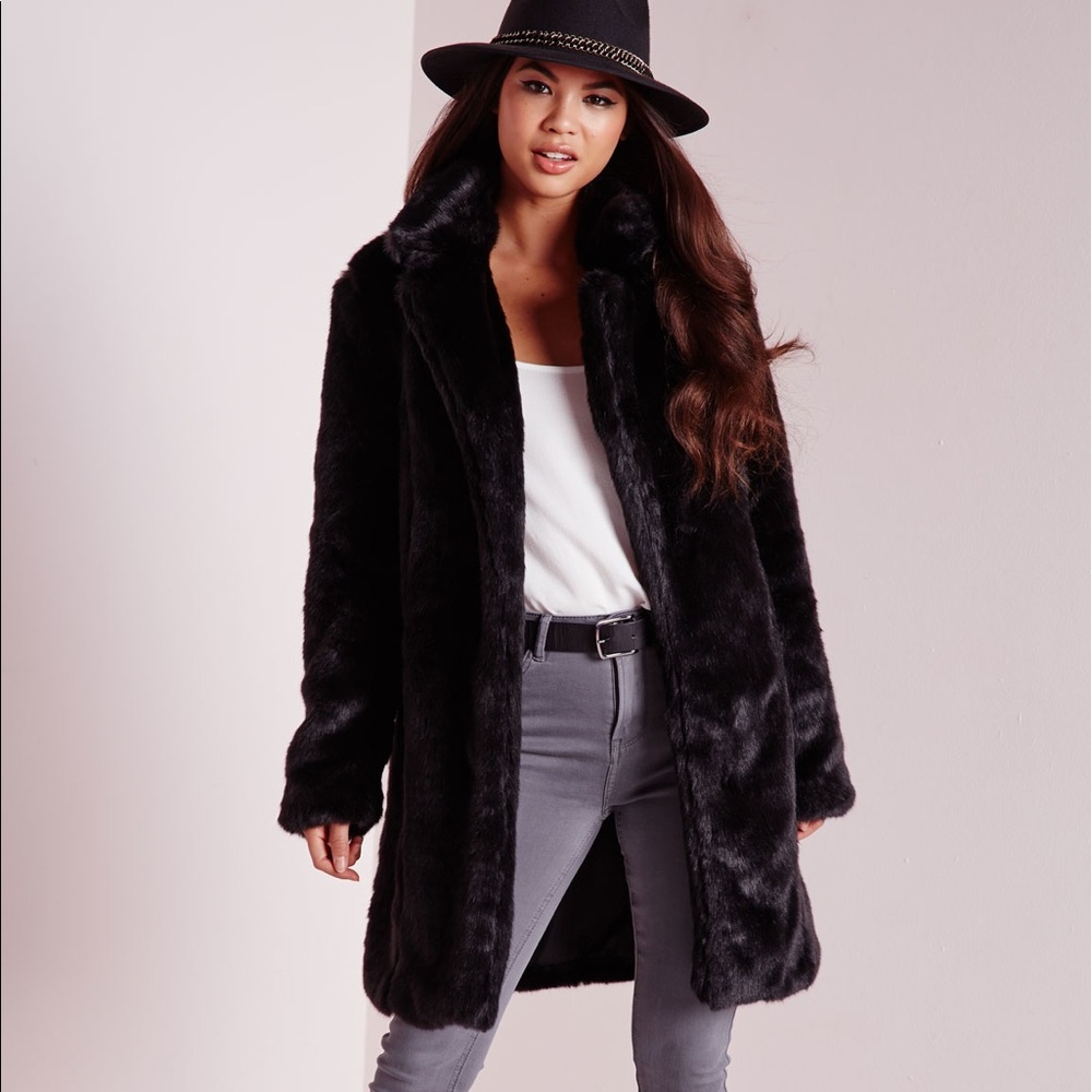 Vintage Henri Bendel Faux Fur Coat