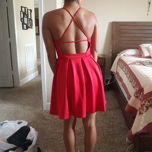 Sexy Red Mini Dress
