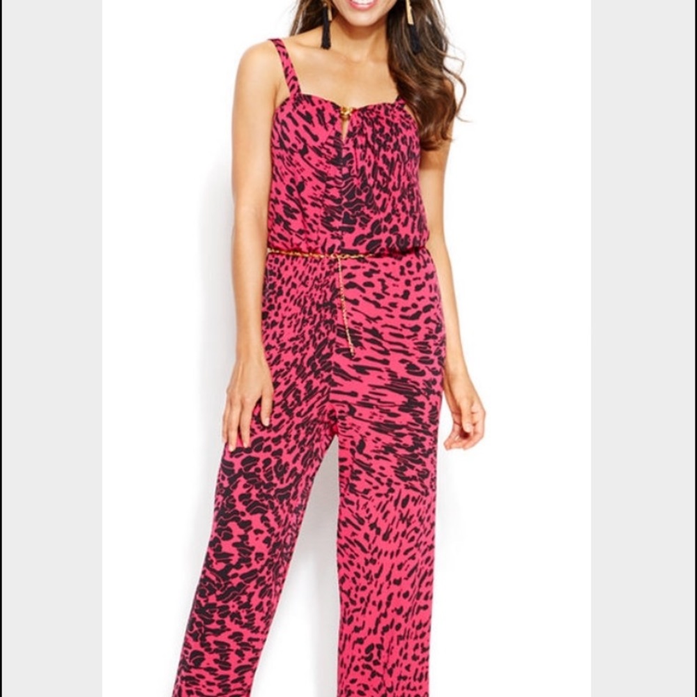 Thalia Sodi animal style jumpsuit