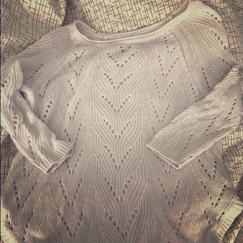 Adorable cream sweater