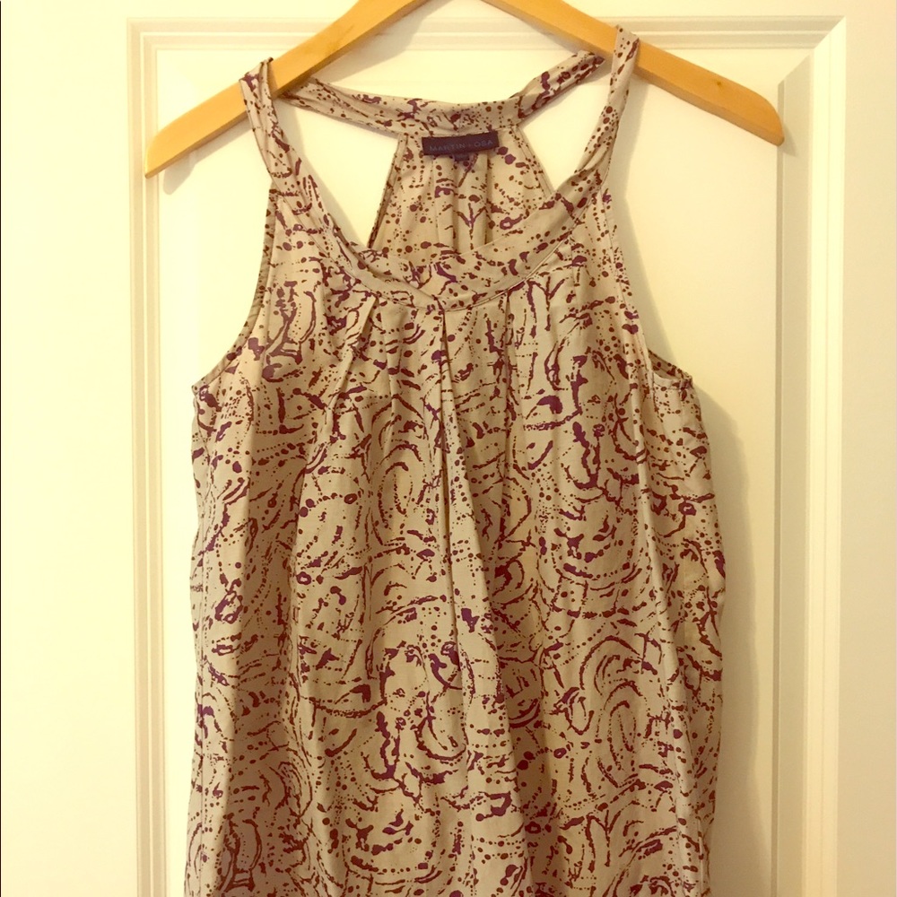 Grey/purple Martin + Osa top