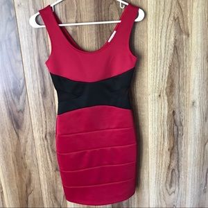 Worn once! Charlotte Russe mini bodycon dress.