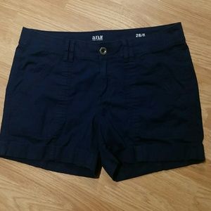 a.n.a Navy Blue Shorts