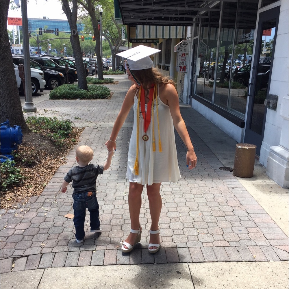 Target cream dress