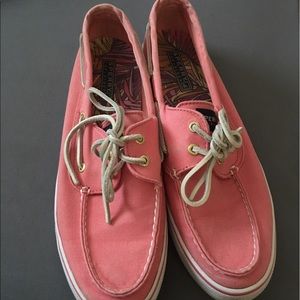 Sperry TopSiders Pink Boat Shoes