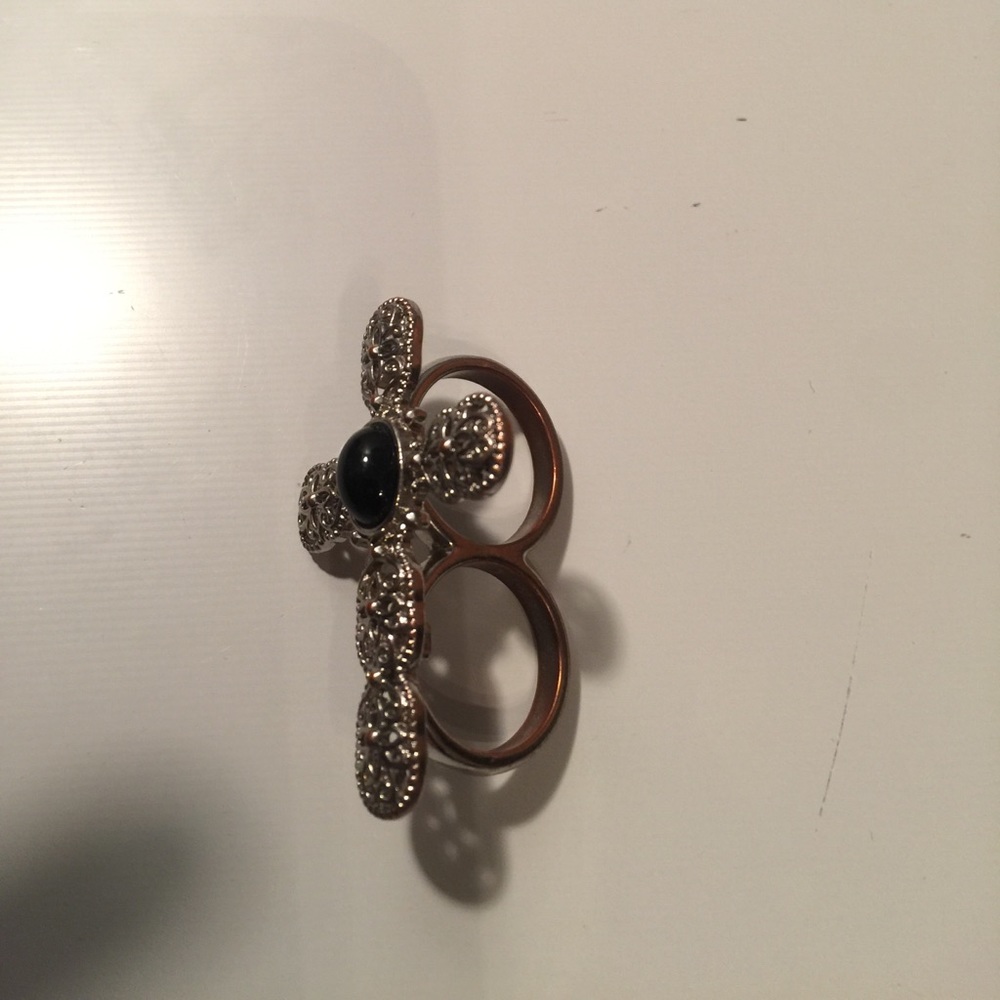 Cross double ring - Picture 2 of 2