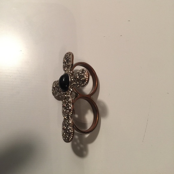 Cross double ring - Picture 2 of 2