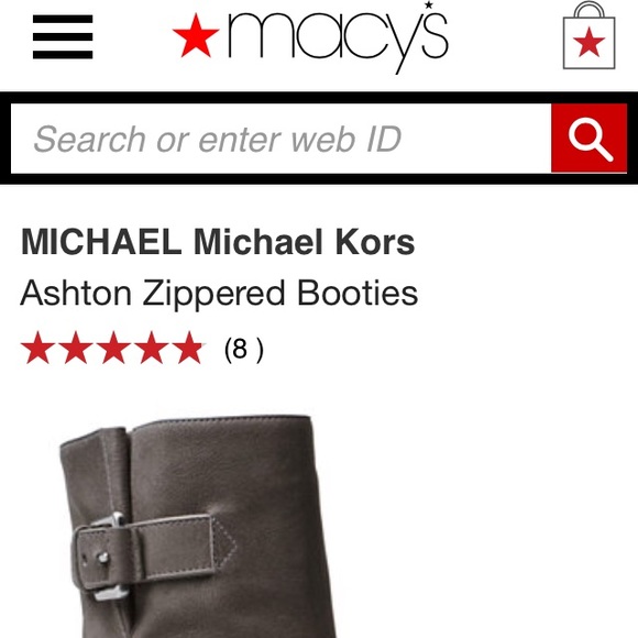 New Michael Kors leather ankle bootie - Picture 7 of 7