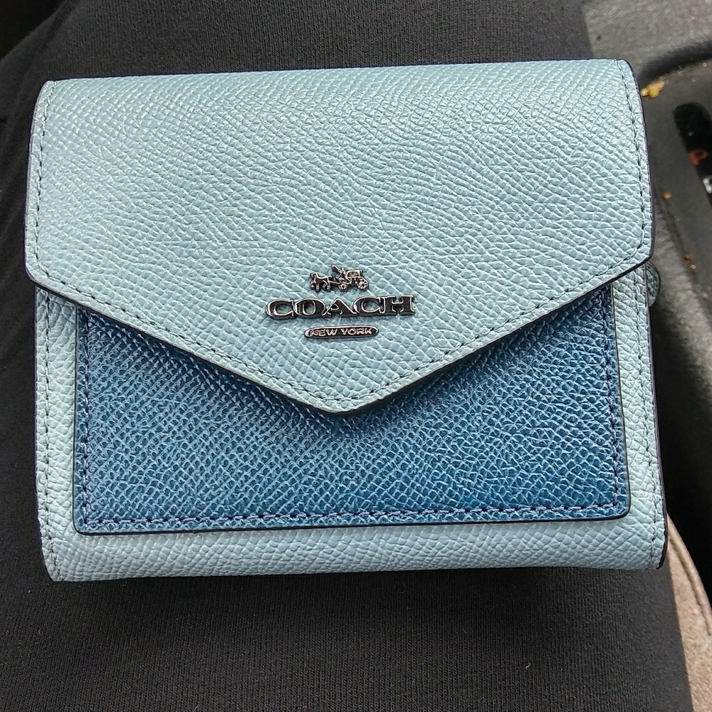 Coach small leather wallet