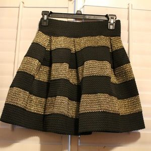 Target Gold and Black Skirt