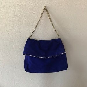 Beautiful suede cobalt blue Juicy Couture purse