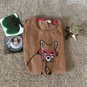 Old Navy Sweaters - B2G1Free 🔥 Old Navy Fox with Glasses Sweater, M Old Navy Sweaters - B2G1Free 🔥 Old Navy Fox with Glasses Sweater, M