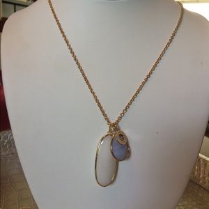 Stella & Dot NWOT Gold Trinity Pendant Necklace