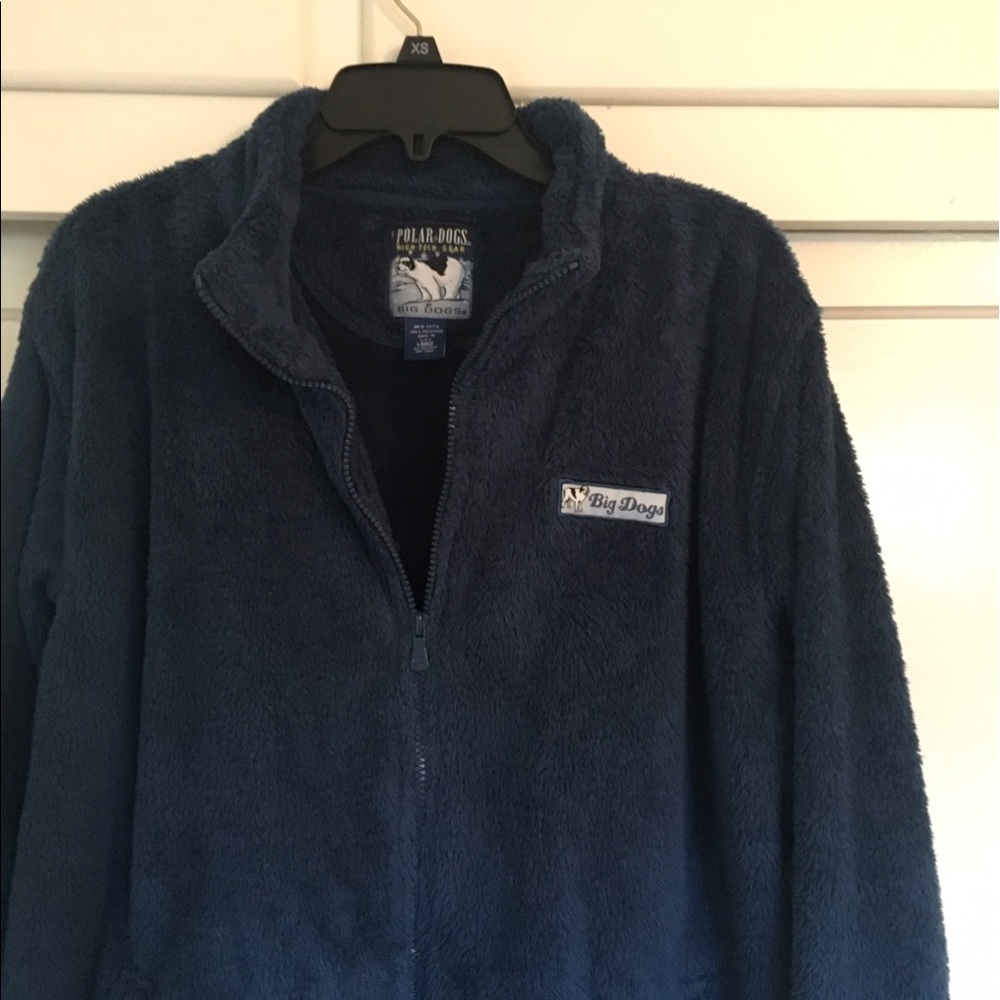 VINTAGE BIG DOGS SWEATER JACKET