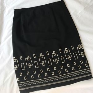 LOFT black pencil skirt, size 6