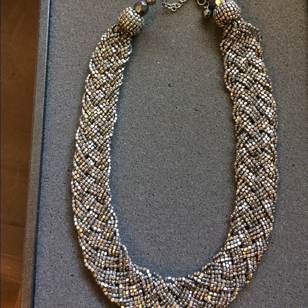 Slate beaded necklace