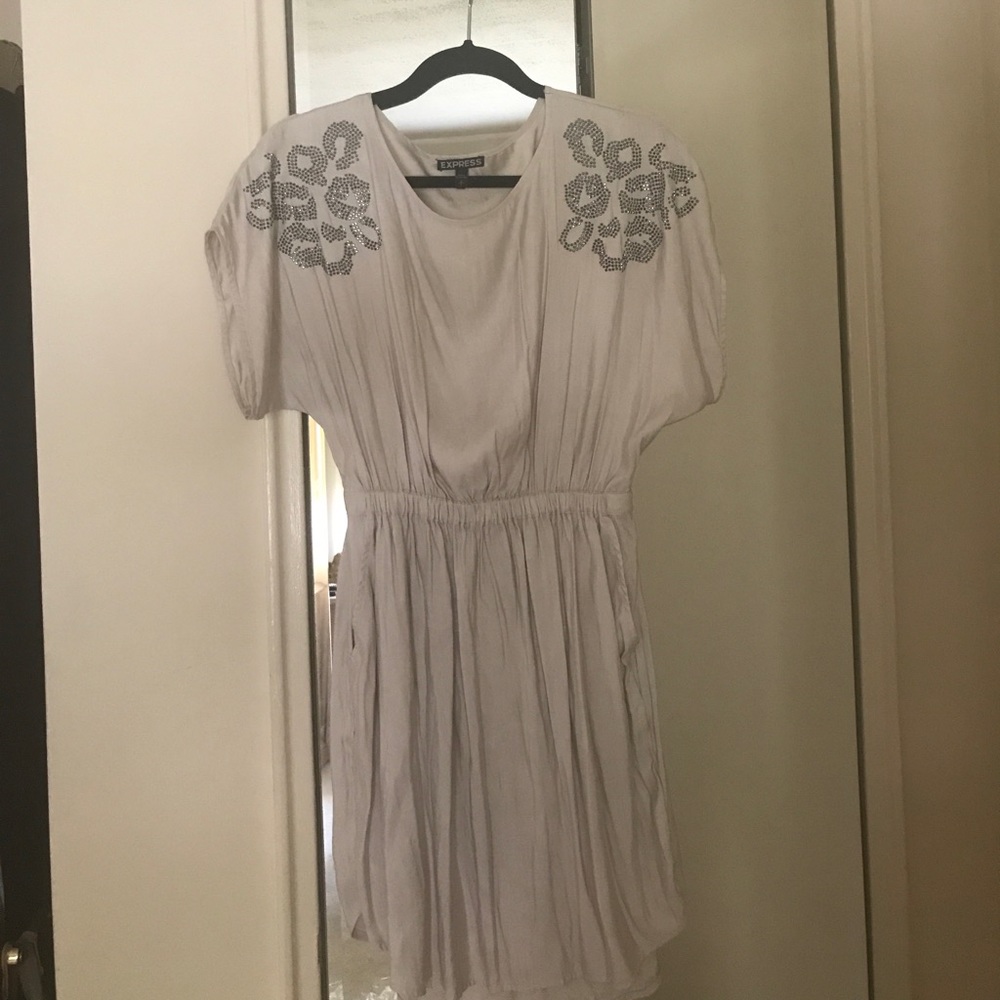 Express nude dress size S