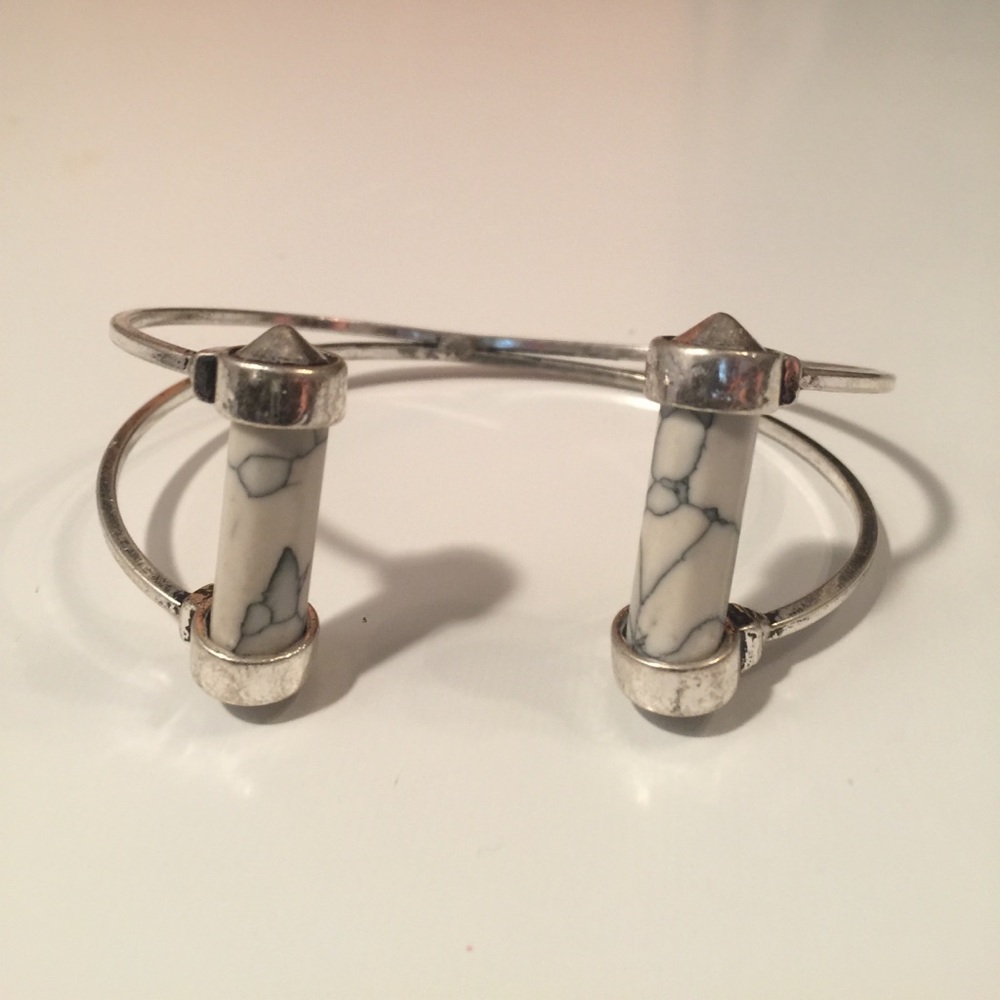 SOLD Marble bar bangle