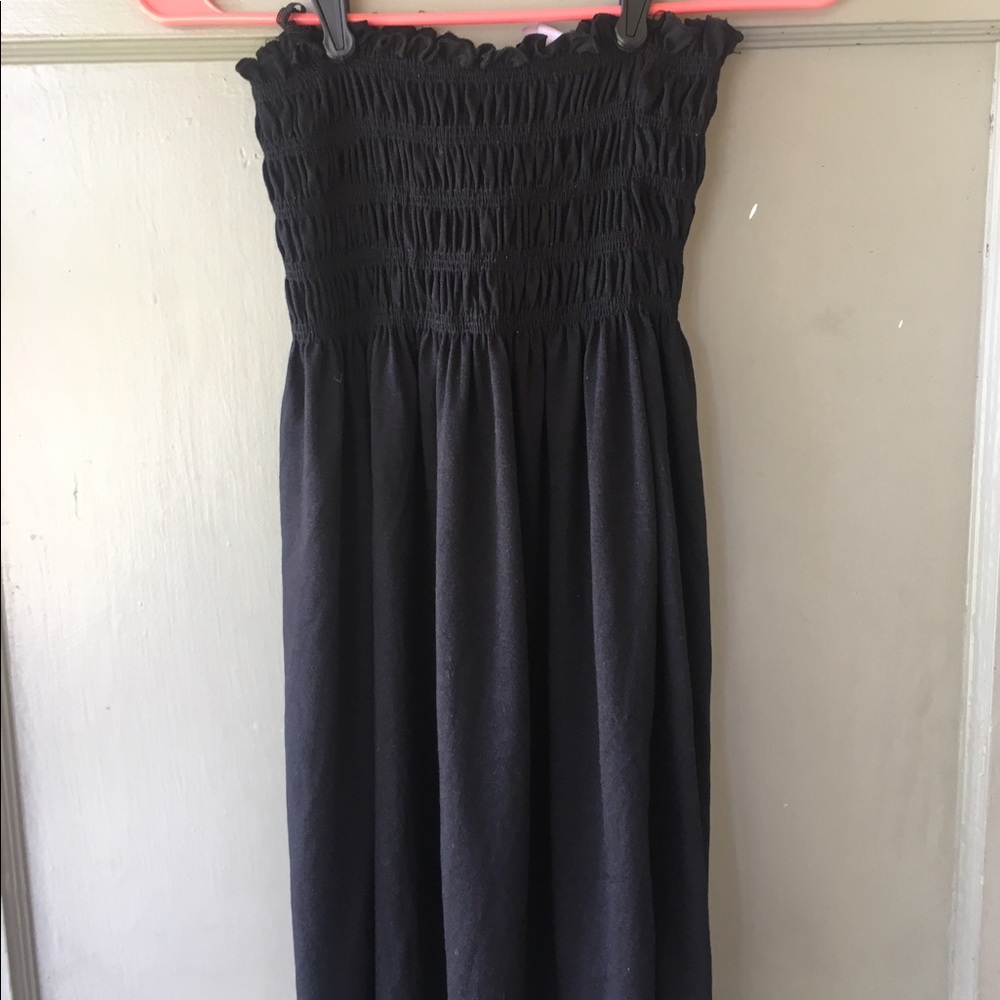 Black Strapless Dress
