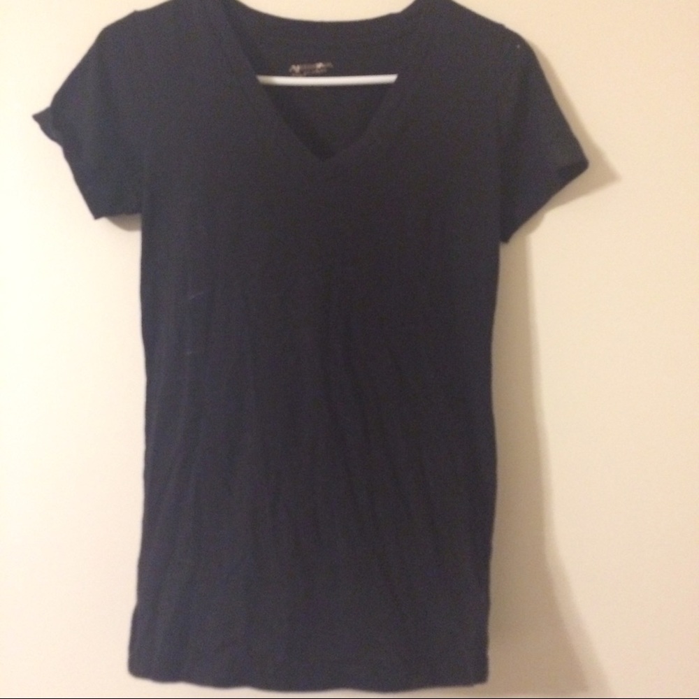Plain black tee
