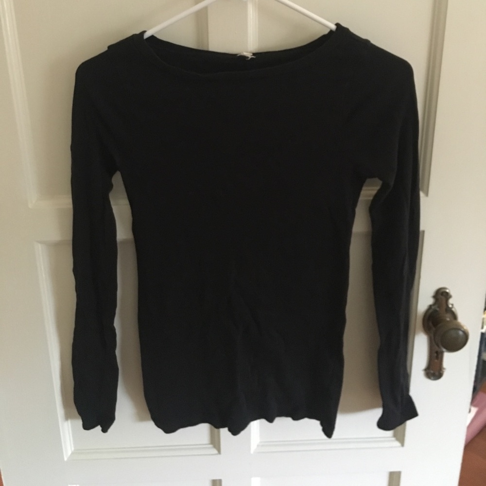 J.CREW black long sleeved tee shirt