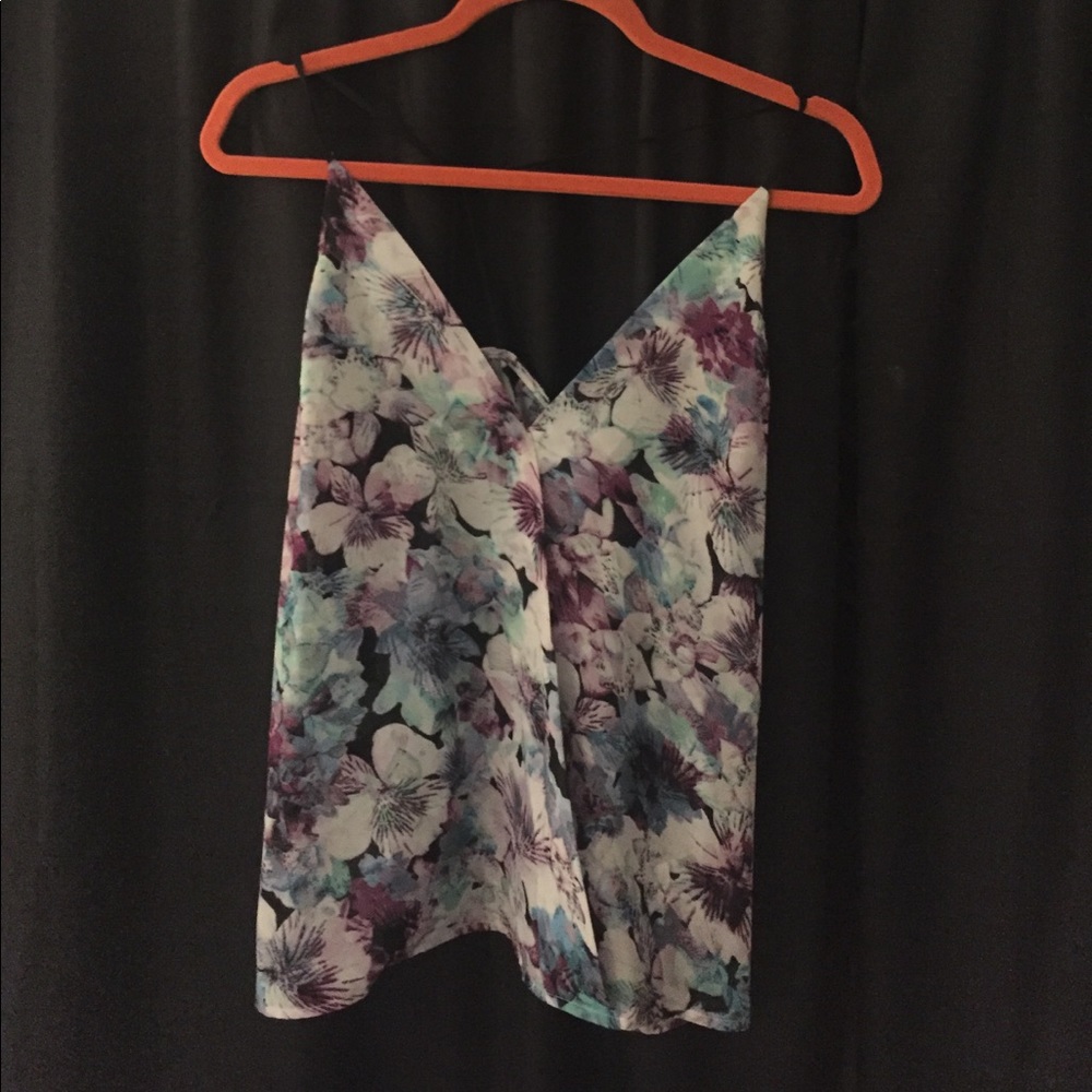 Floral print top