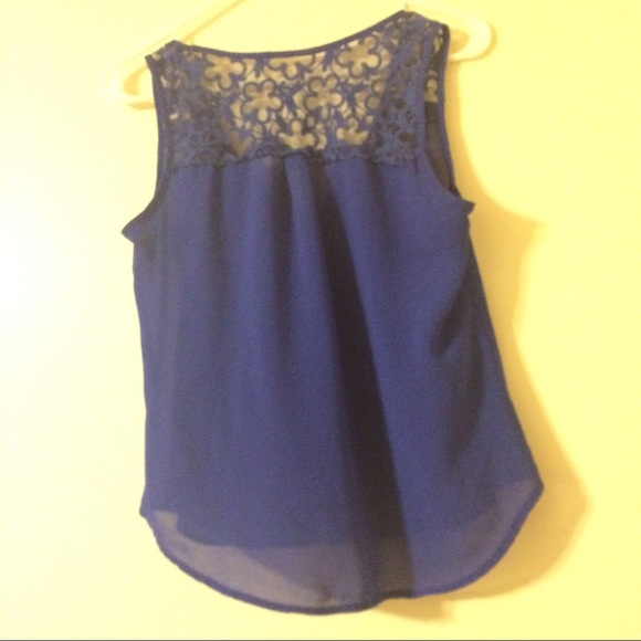 Blue button up - Picture 3 of 3