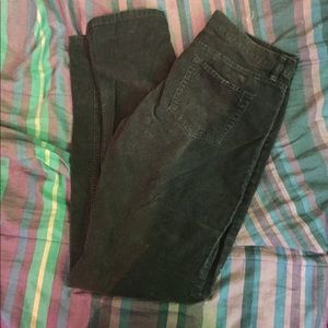 J crew Corduroy dark gray almost black toothpick