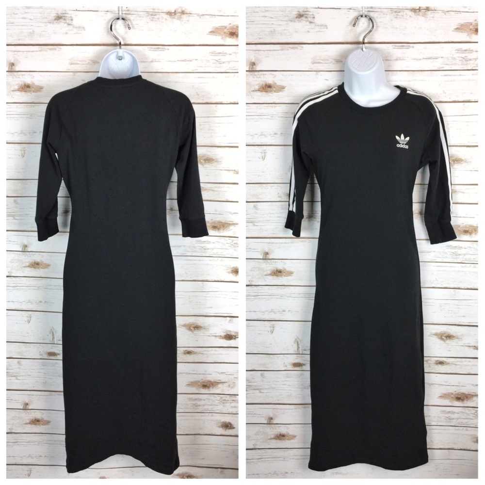 SOLD ❤️ adidas // originals 3 stripe midi dress - Picture 4 of 8