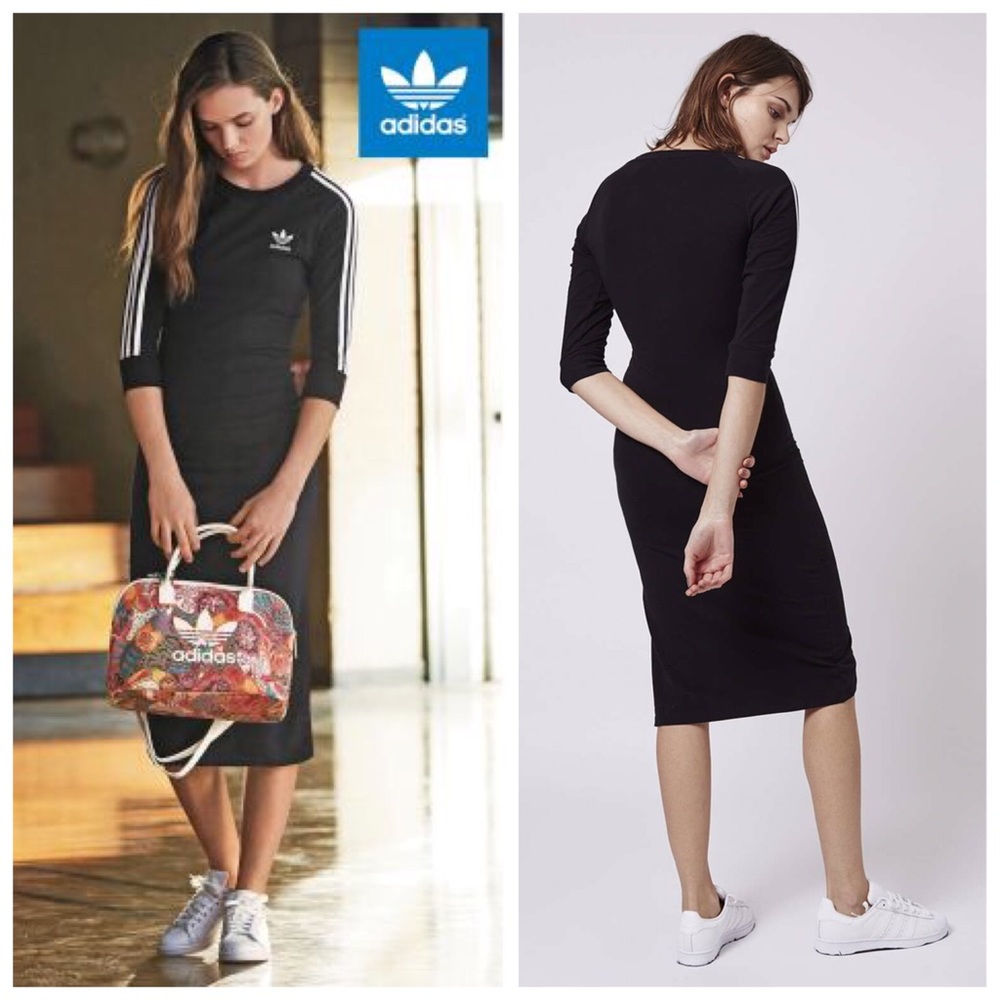 SOLD ❤️ adidas // originals 3 stripe midi dress - Picture 7 of 8