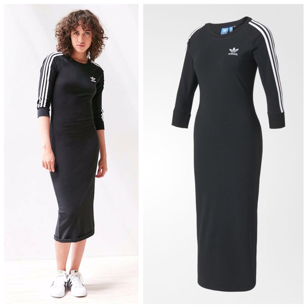 SOLD ❤️ adidas // originals 3 stripe midi dress - Picture 2 of 8