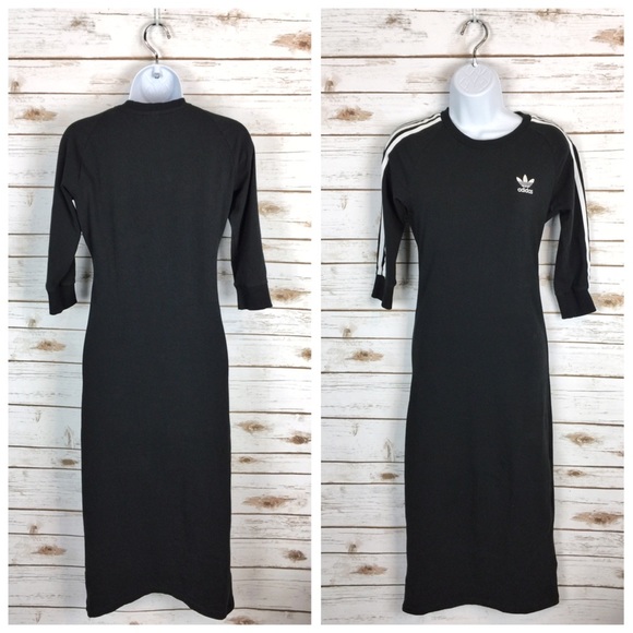 SOLD ❤️ adidas // originals 3 stripe midi dress - Picture 4 of 8