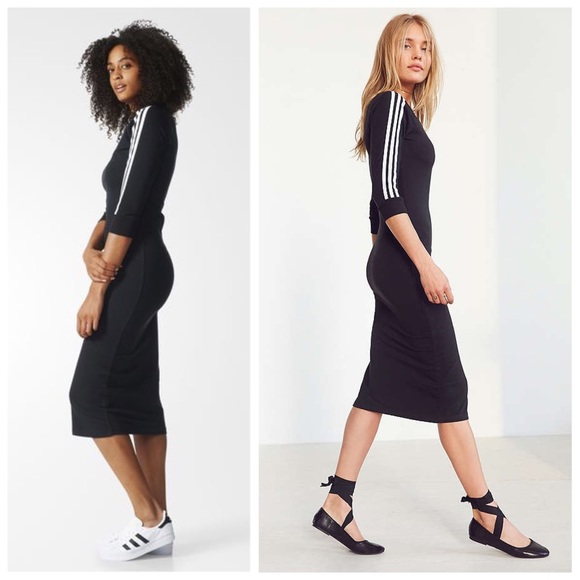 SOLD ❤️ adidas // originals 3 stripe midi dress - Picture 5 of 8