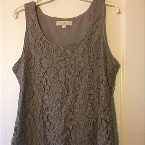 Lace tank top