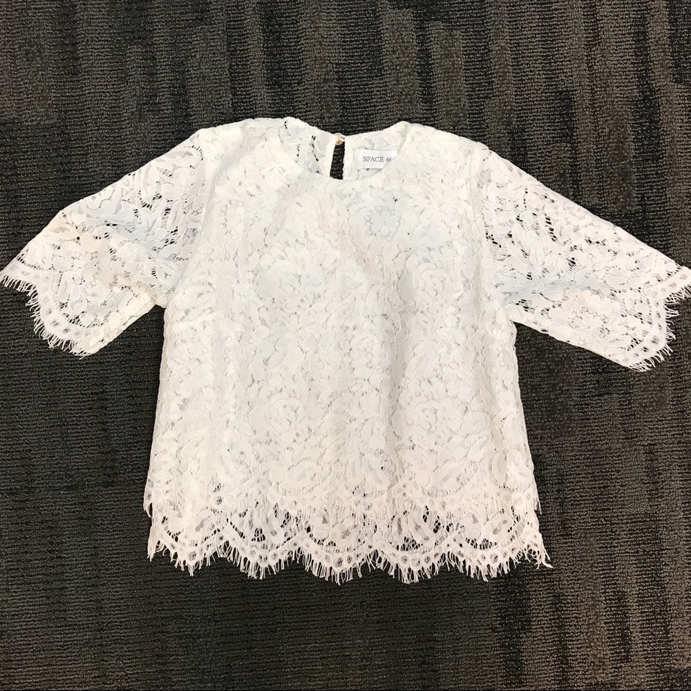 eyelash lace top - perfect for summer!