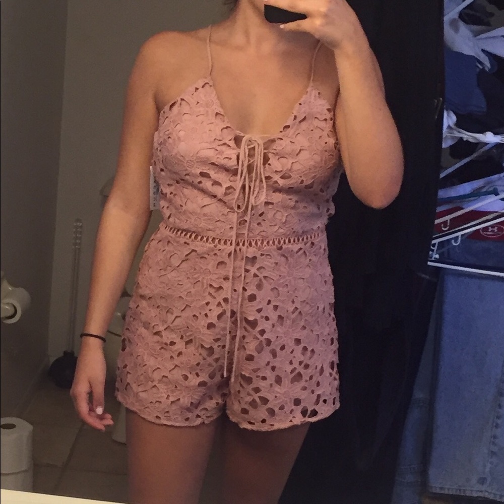 Pink romper!