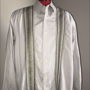Lucky Brand Guayabera Style L/S Shirt. Nice!!! (L)