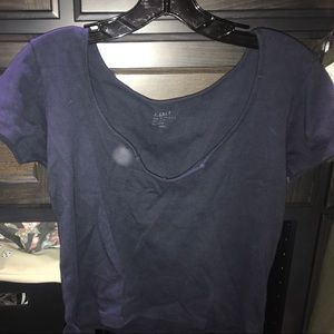 Brandy Melville navy cropped top