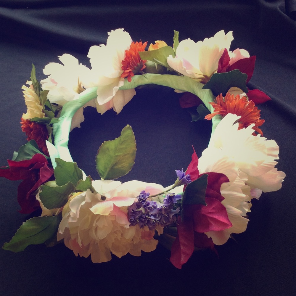 Summer Festival Wedding Bridal Boho Flower Crown