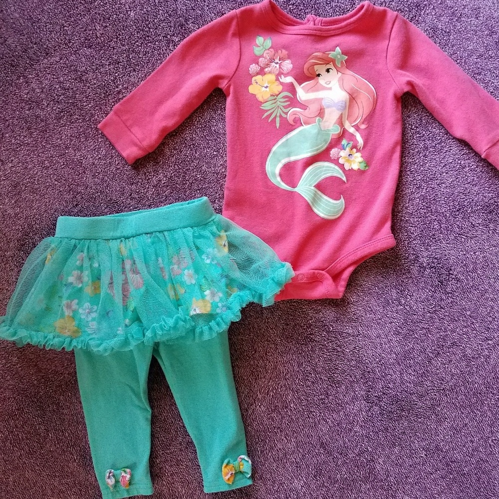 Baby Girl Princess Ariel Outfit