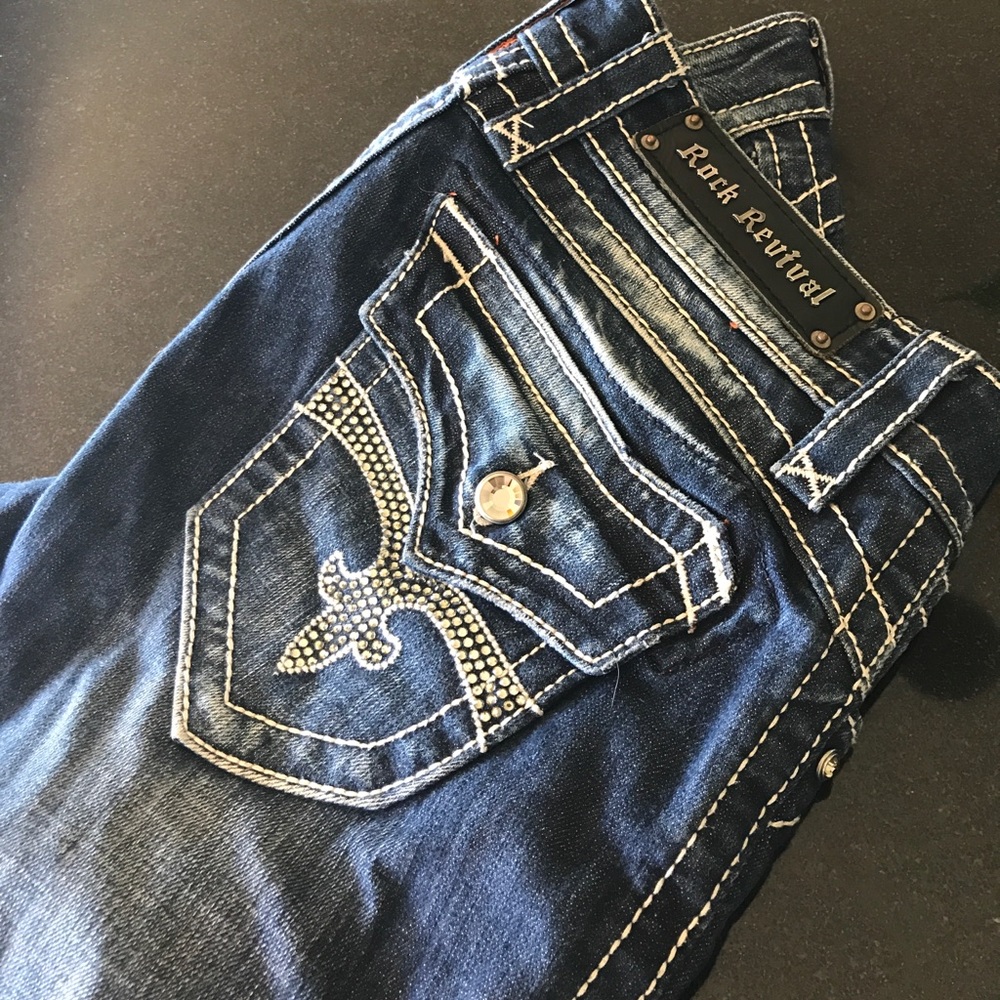 Rock revival boot cut jeans