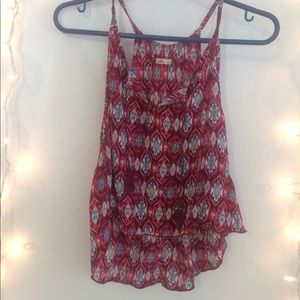 Hollister Aztec Patterned Top