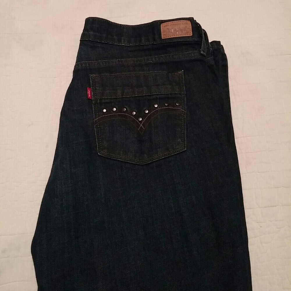 Levi's 515 Boot Cut mid-riseJeans, Dark Blue