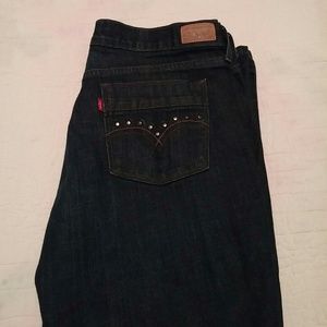 Levi's 515 Boot Cut mid-riseJeans, Dark Blue