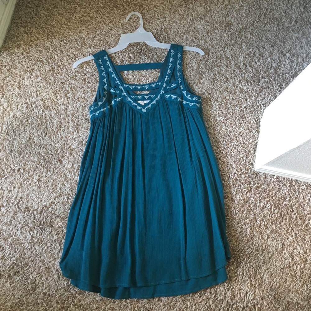 Turquoise Shift dress